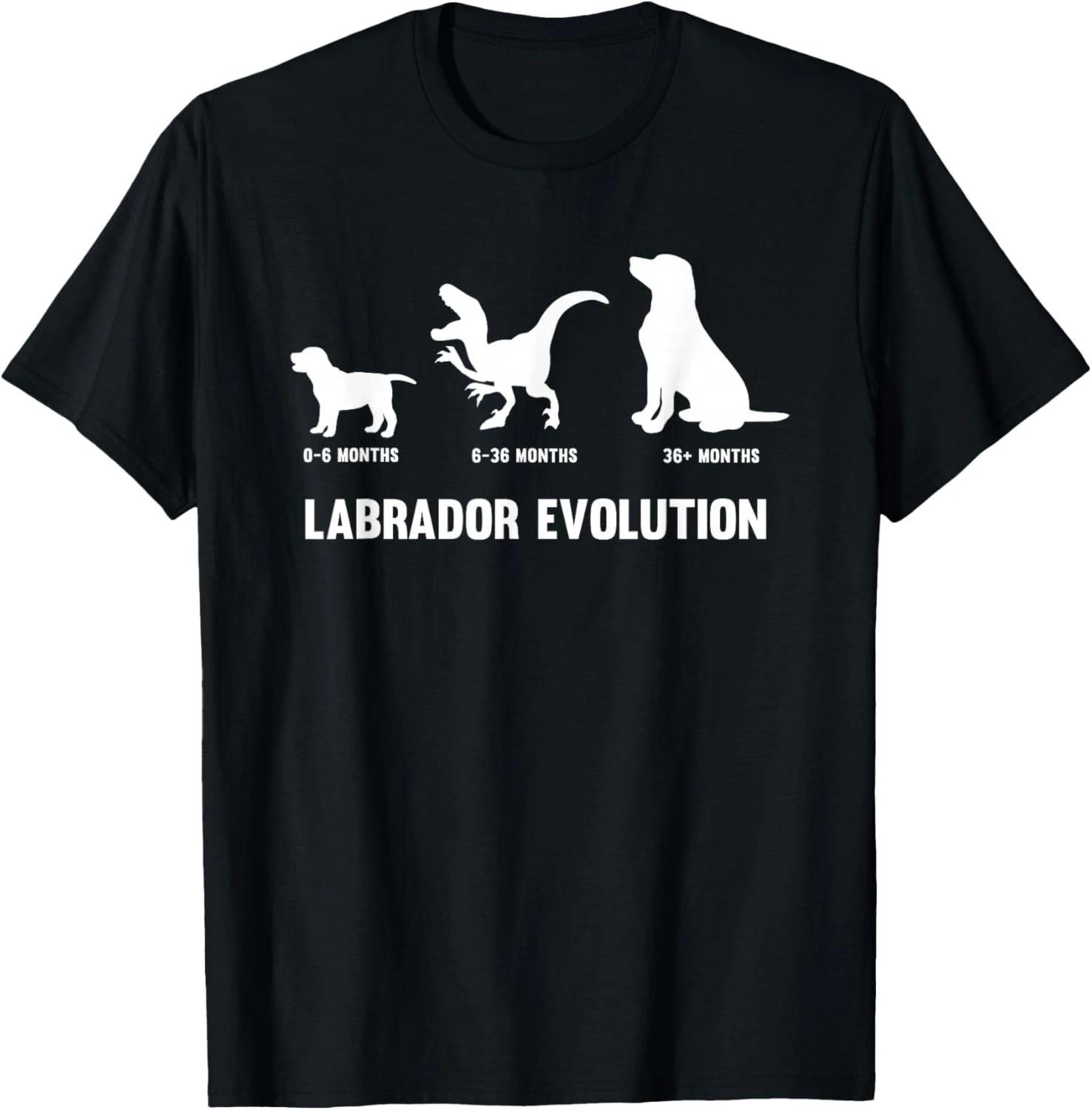 Labrador Retriever Evolution Design for a Labrador Owner Tee Gift Unisex T-Shirt S