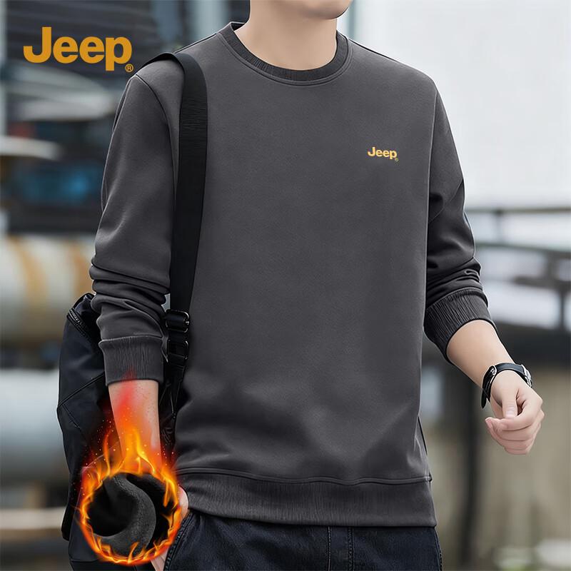 Jeep Men's Casual Crewneck Sweatshirt
