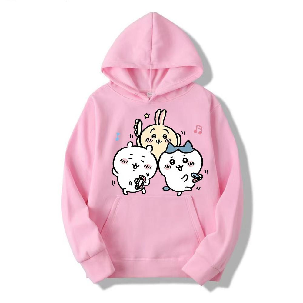 2024 New Sanrio Classic Boy Cartoon Cute Animation Anime New Printed Sweater Hooded Long Sleeve Top New Loose Pullover Clothes
