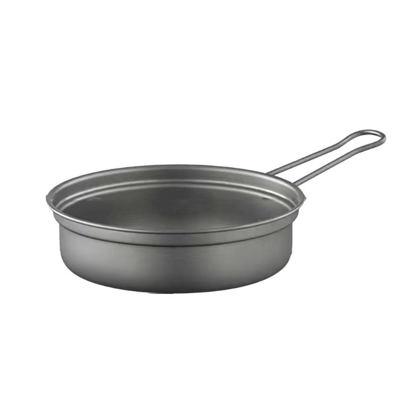 Metal Camping Cook Pots Outdoor Camping Cookware with Folding Handle Portable Tableware Cooking Pots Frypan Cookware