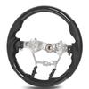 Hydro Dip Steering Wheel Perforated Leather 3 Section Type Replacement For Hilux AN110 AN120 AN130 2015 to 2023 Carbon