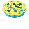 Cat Scratch Puzzle Toy Kittens Puzzle Enrichment Box Cats Self-Play Felt Maze with 2