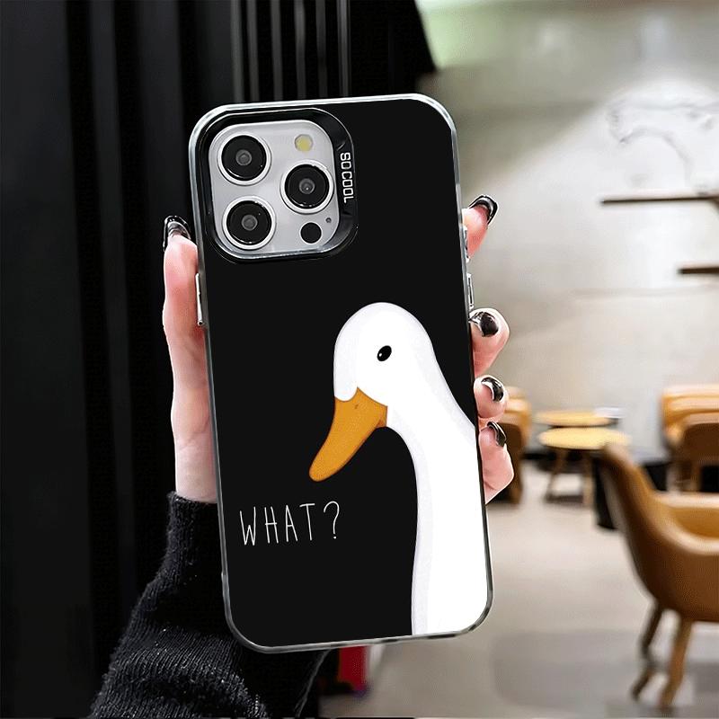 Funny Cartoon Goose Game Shockproof Phone Case for iPhone 17 Air 16 16E 15 Pro Max 14 Plus 13 Mini 12 Back Cover Anti Fall Funda