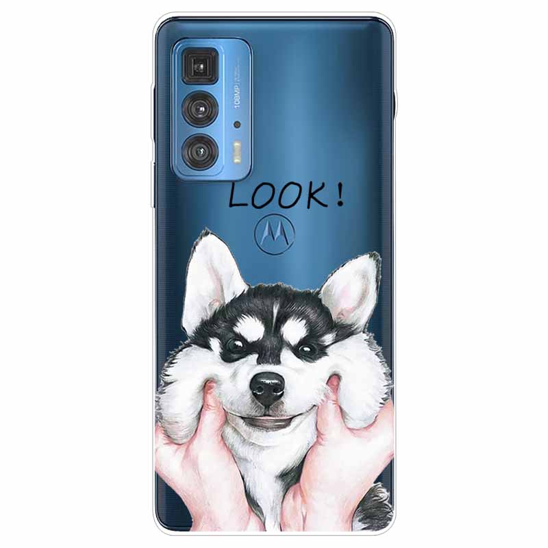 Für Motorola Moto Edge 20 Pro Lite 5G Hülle Silikon Weich Transparent Hülle für Moto Edge20 Fusion Pro Handyhülle Transparent TPU Hülle