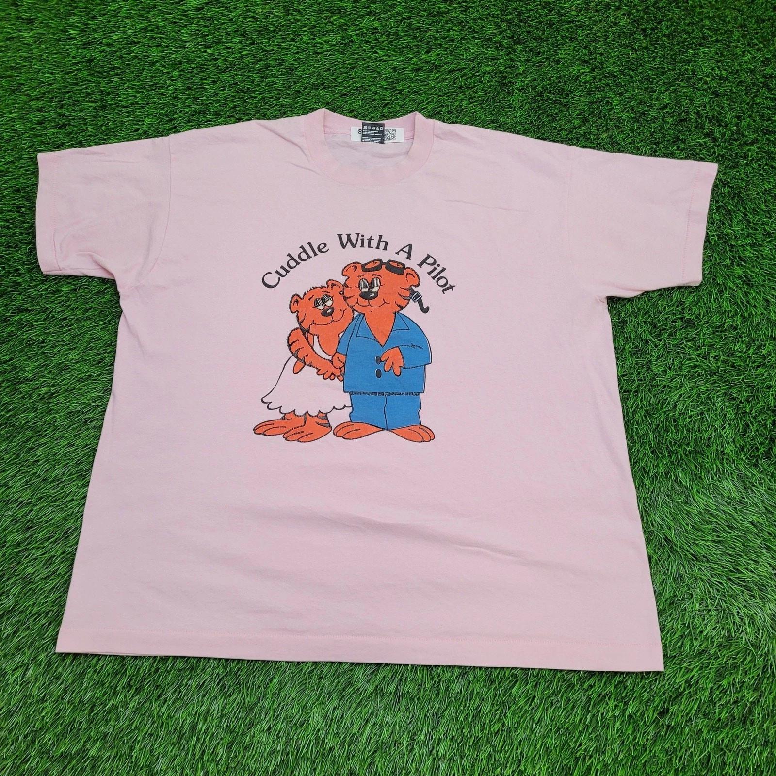 

Vintage 90s Funny Cat Shirt Womens 2XL 25x27 Pink 3XL