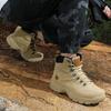 Men Tactical Force Desert Combat Boots Outdoor Climbing Shoes Brand Ankle Desert Hiking Shoes Casual Waterproof Plus Size Boot