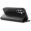 For Samsung Galaxy S26+ Case Crazy Horse Texture Stand Leather Phone Cover