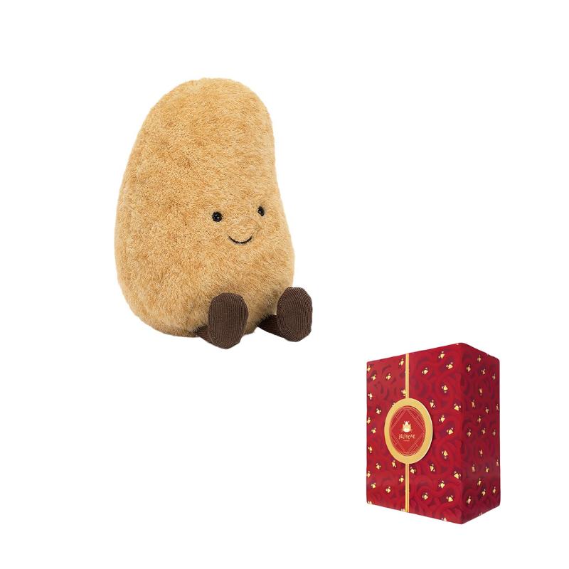 

JELLYCAT Великодня серія Картопля Мила лялька Плюшева лялька 19 см заввишки Year of The Snake Box