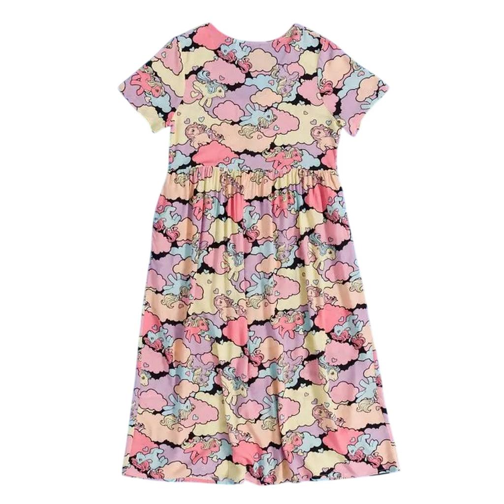My Little Pony Womens/Ladies Clouds V Neck Midi Dress