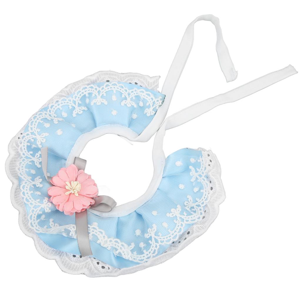 Cat Lace Scarf Breathable Soft and Comfortable Cute Lace Princess Pet Saliva Towel for Small Medium