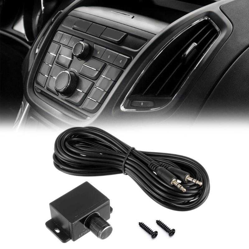 500cm Cable Car Amplifier Volumes Regulator Universal Subwoofer Adjuster Vehicle Audios Controller Knob Easy Installation