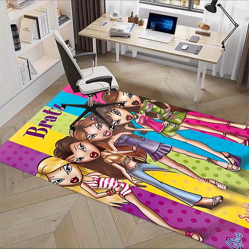 1pc Bratz,Fashion,Friendship Office Carpet Soft Polyester Entrance Carpet Washable Non slip Machine