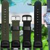 Canvas Watch Bracelet Band for Casio G-shock SGW-100-1V SGW-200 100B GW-3500B 3000B Sport Nylon Waterproof Strap Notch Watchband