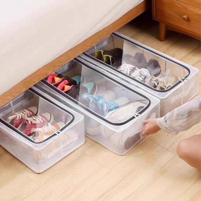 Transparent Shoe Storage Box Sports Shoes And High Heels Storage Box That Can Be Placed Under The Bed