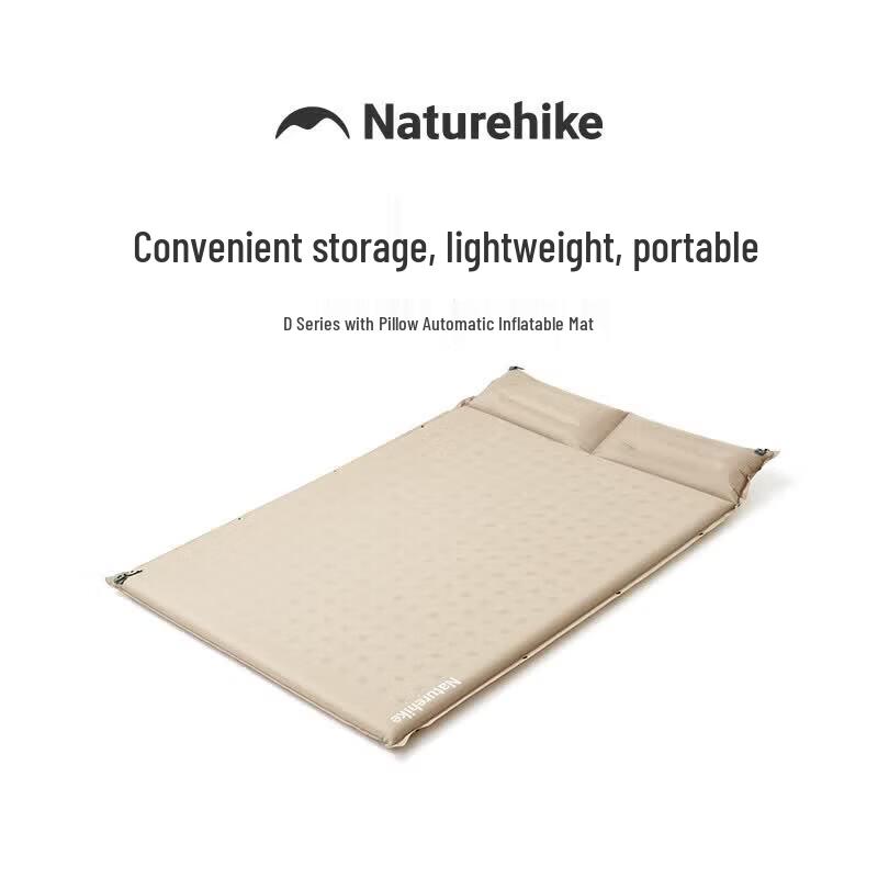 Naturehike D-Series Self-Inflating Camping Mat with Pillow