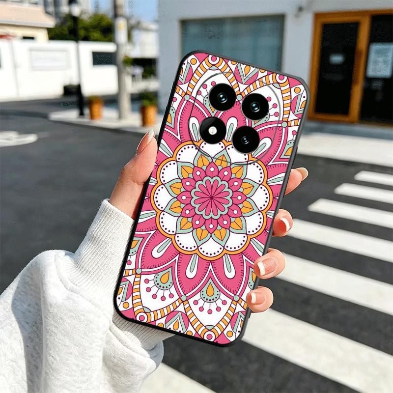 

Mandala Style Pattern Soft Phone Case for Xiaomi Redmi Note 12 13 14 15 Pro Plus 11 12S 11S 11T 10 4G Black Cover Back Shell Redmi Note 12 Pro 5G