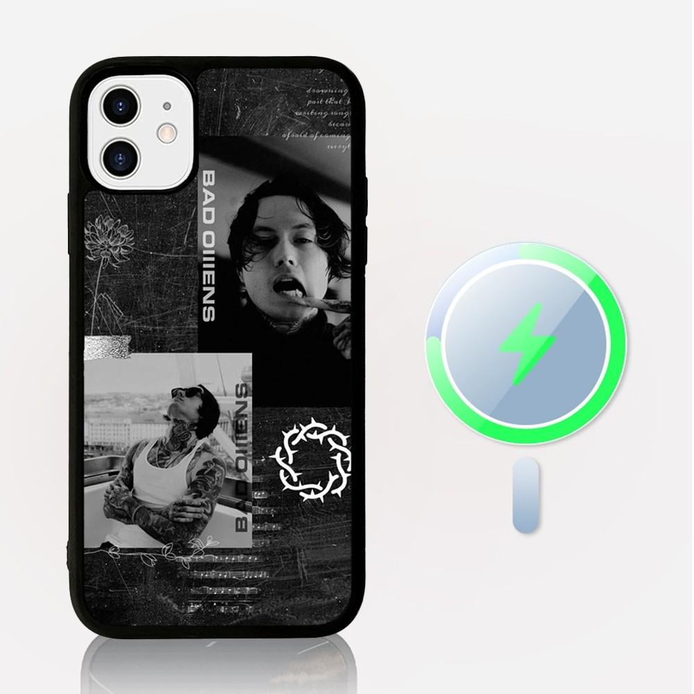 Bad Omens Music Band Phone Case Magesafe Magnetic Wireless Charge Case For iPhone 16 11 12 13 14 15 Pro Max Plus Mini