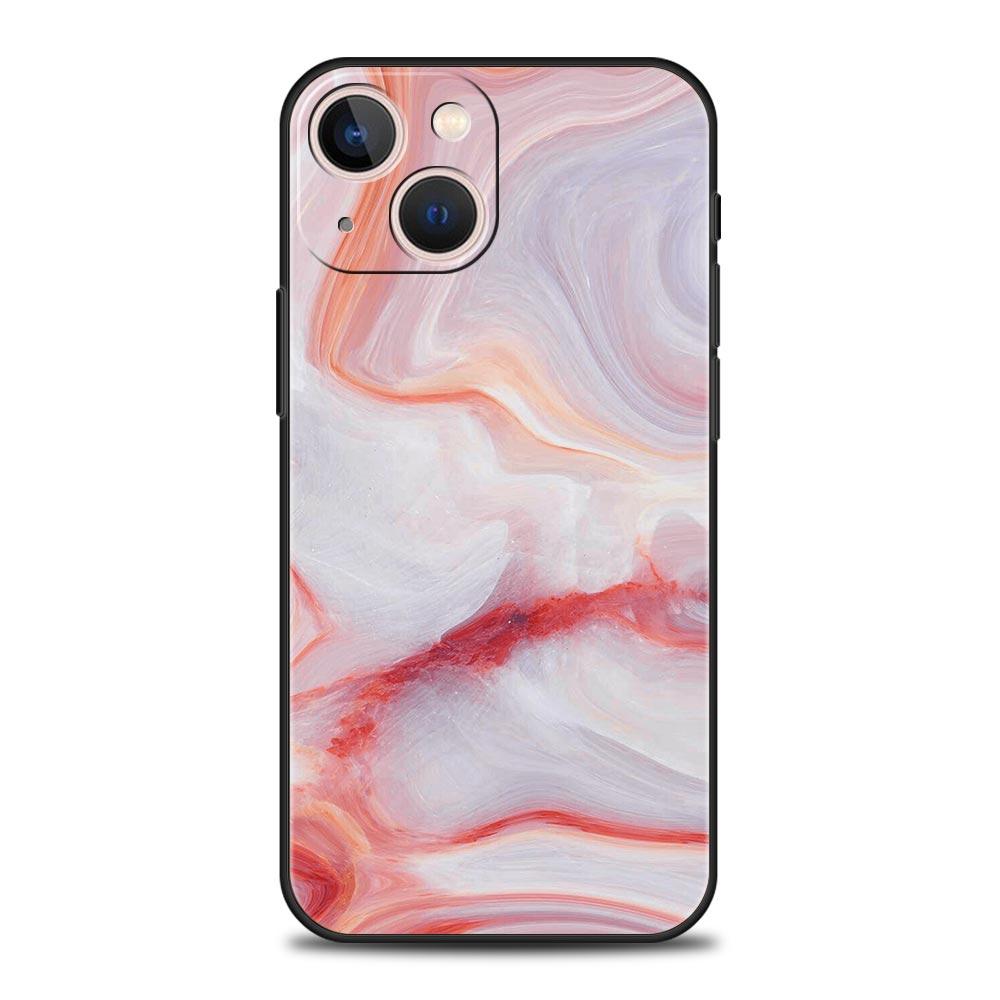 Vintage Marble Phone Case Cover for iPhone 17 16 15 14 13 12 11 Pro Max 17 Air Plus Shockproof Soft TPU Shell Fundas Capas Bags