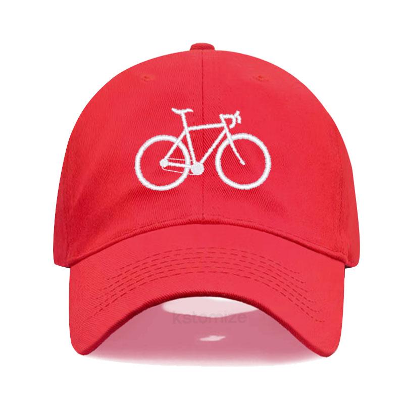 Soft Cotton Baseball Cap for Women Men Adjustable Fashion Bicycle Embroidered Dad Hat Unisex Classic Golf Caps
