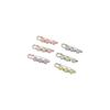 Geometric Detachable Metal Pins U-Shape Sewing-Free Buckles for Jeans Trendy   Weddings