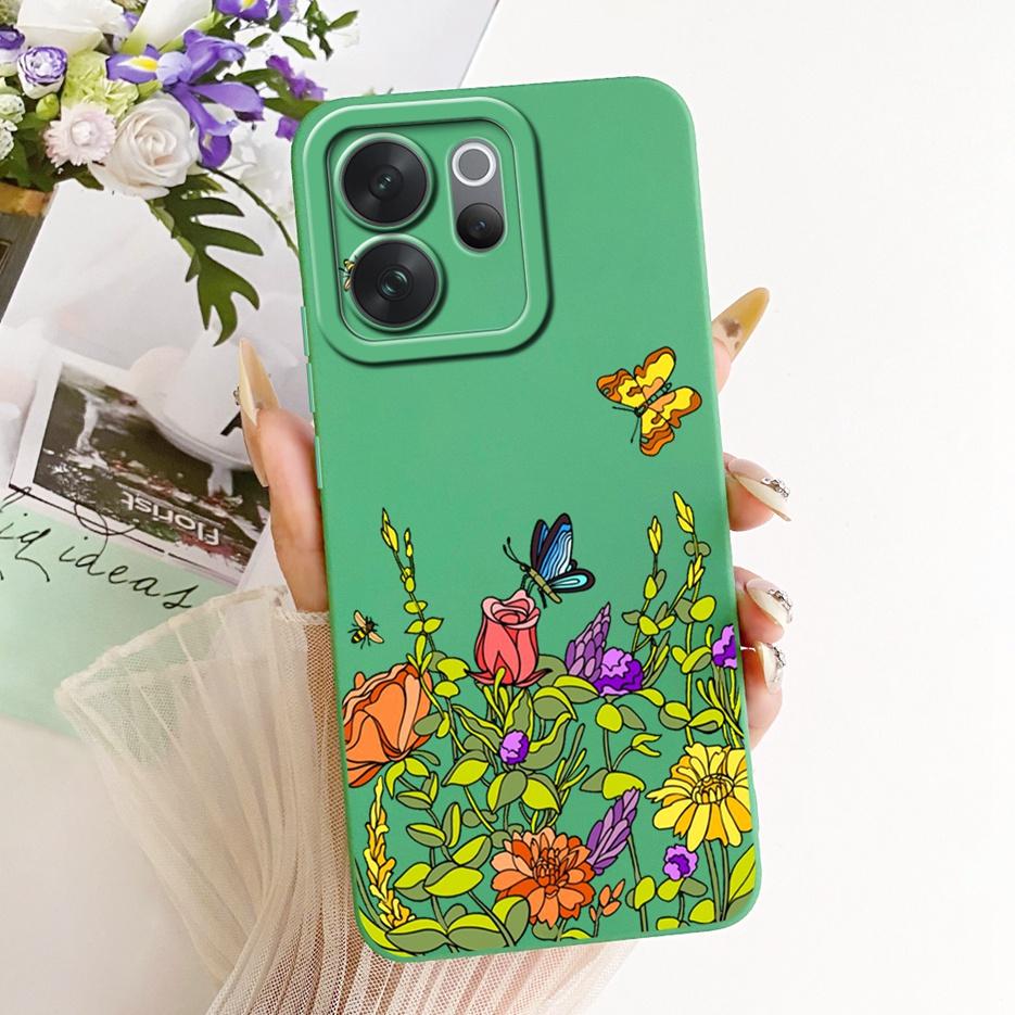 For Vivo V70 5G Case V2538 Luxury Art Painted Cover Soft Silicone Case For Vivo V70 Elite V2548 V 70 VivoV70 FE V70FE V2550 Bags