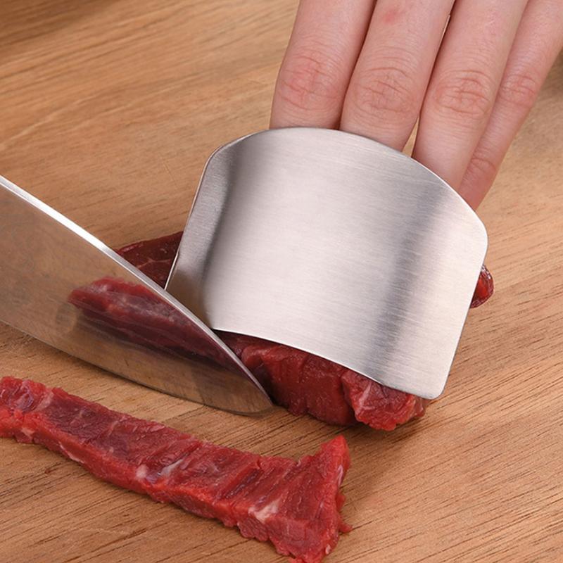 Stainless Steel Finger Protector Anti-cut Finger Kitchen Tools Safe Vegetable Cutting Hand Protecter Kitchen Gadgets