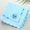 Ladies Square Handkerchief Cotton Flowers Women Children Print Face Hand Towels Hanky Wedding Christmas Gifts
