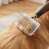Pet Grooming Brush Hair Removal Comb for Dogs Cats Shedding Tool with Comfortable Handle and Durable Bristles for Efficient Fur Cleaning