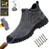 Insulated Waterproof  Work Shoes Puncture Proof Safety Shoes Standard Safety Shoes  Anti Smashing Steel-Toed Shoes