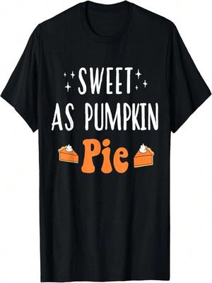 Sweet As Pumpkin Pie Funny Thanksgiving Matching Family T-Shirt
