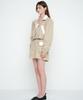 MOIFAIRE Button Wool Shorts / Begie