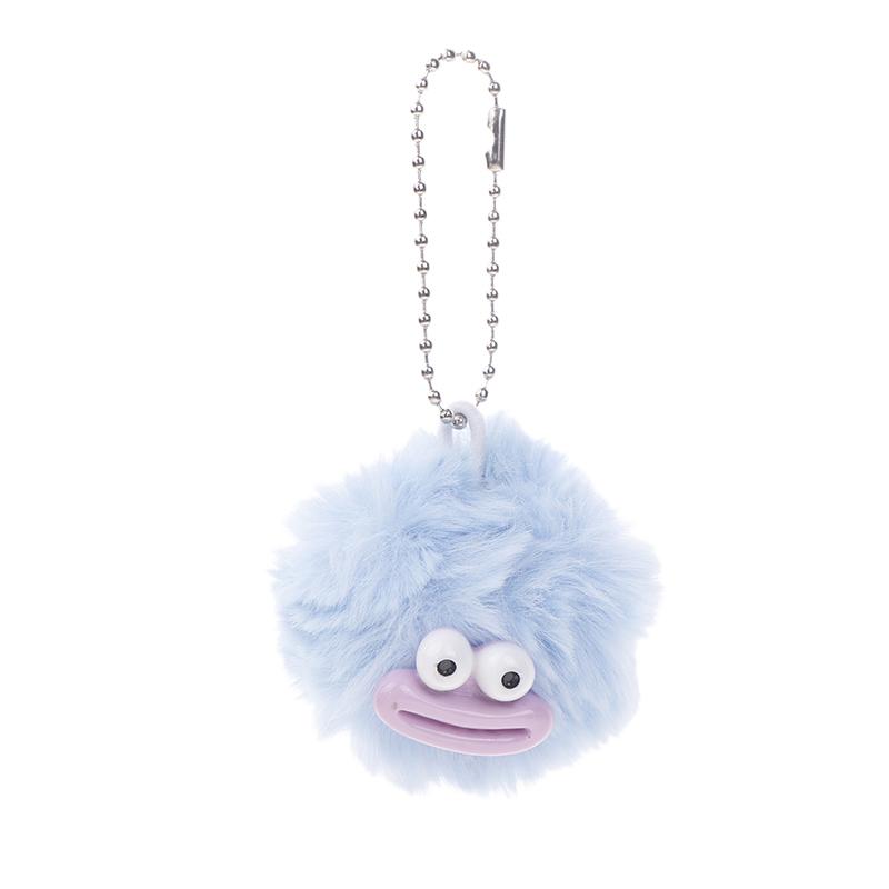 Cute Cartoon Sausage Mouth Hair Ball Key Chain Plush Funny Mini Big Mouth Doll Pendant Key Ring Backpack Bag Car Pendant