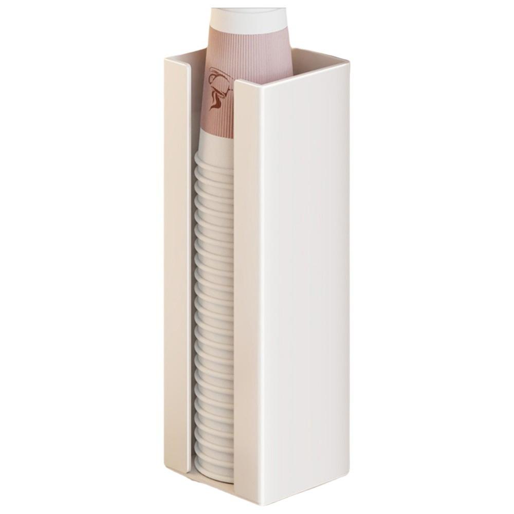 Wall Mounted Magnetic Disposable Cup Holder Large Capacity Paper Cup Organizer  Refrigerator