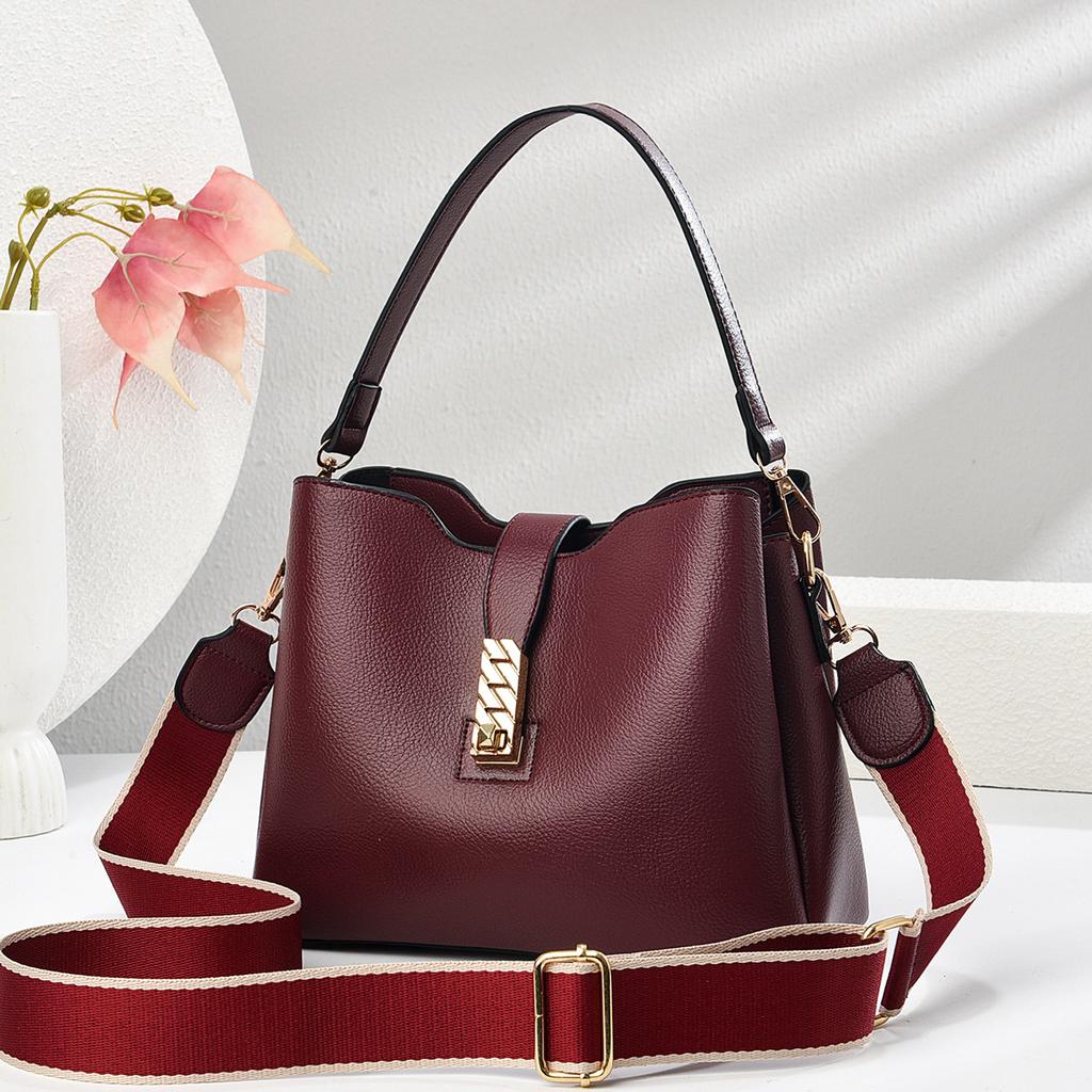 2025 New PU Leather Women Handbag and Purses Female Bucket Shoulder Bags Brand Ladies Crossbody Bags Bolsa Feminina Totes