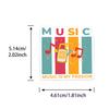 50 Trendy Graffiti Music Cultural Stickers for Laptops & Phone Cases