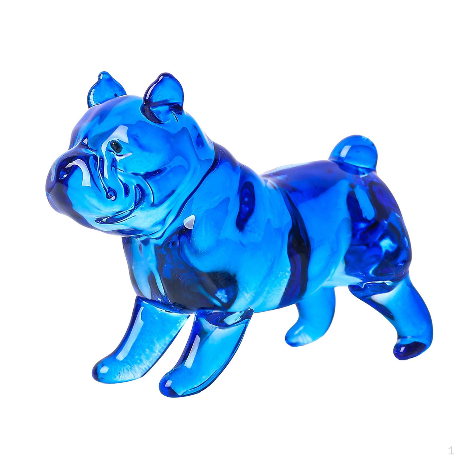 

Statue Nordic Collection Home Decor Office Figurines Dog Sculpture for Housewarming blue