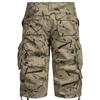 Herren Shorts Print Cargo Taktisch Mode Y2K Sommer Wandern Baggy Baumwolle Arbeit Tarnung Bergsteigen Gekürzt Knielang Hosen