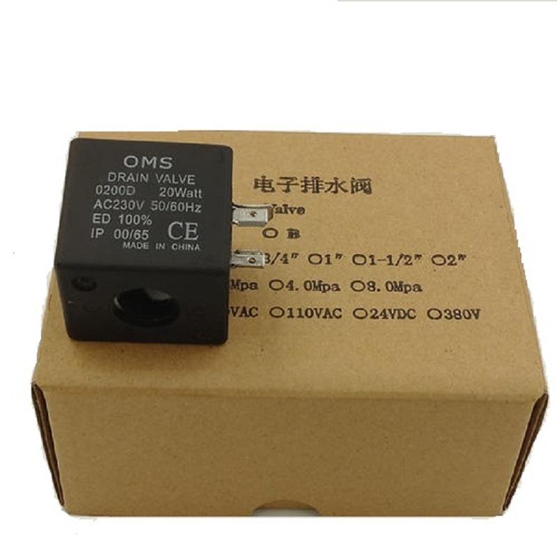 Compressore d'aria elettrico automatico con timer, trappola per l'acqua, scarico condensa, valvola da 1/2", AC 220V, essiccatore ad aria compressa, serbatoio dell'aria, pneumatico DN15