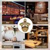 1/2Pcs Vintage Wall Mounted Beer Bottle Opener with Screws Zinc Alloy Beer Botle Opener for Bar Kitchens Hotel Garage Patio Home