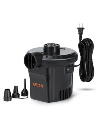 AstroAI Air Pump Pool Electric Air Pump Tiny Pump Air Pump Electric Pump Type Air Vent Compatible with AC Power Supply 3 Types of Nozzles Included