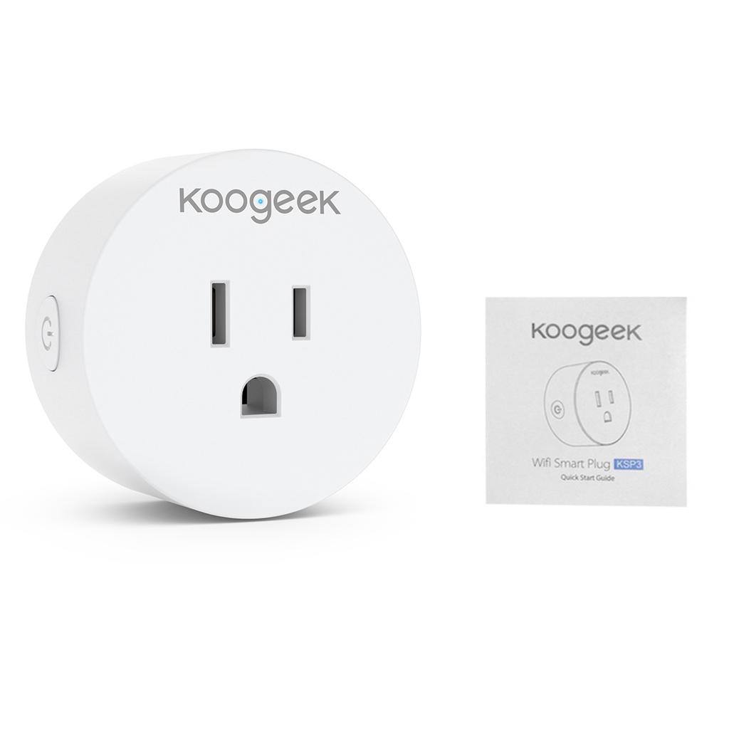 Koogeek Smart WiFi Socket US Plug Koogeek Life APP Remote Control from Anywhere Timing Function Voice Control Compatible with     Celsius  Home AC