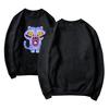 Damemote Casual Langermet trykt rundhals sweatshirt topp