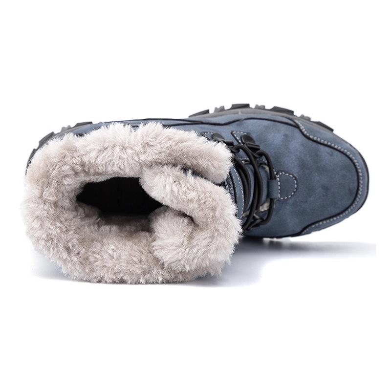 High Quality Boys Winter Snow Boots New Platform Warm Cotton Shoes Anti Slip Rubber Sneakers Boots For Big Kids Size 28 40