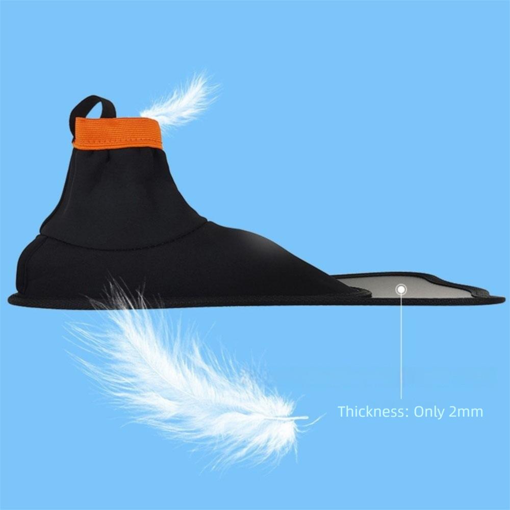 Wrapped Feet Design Snorkel Split Swim Flippers Full Foot Snorkeling Fins  Freestyle Training