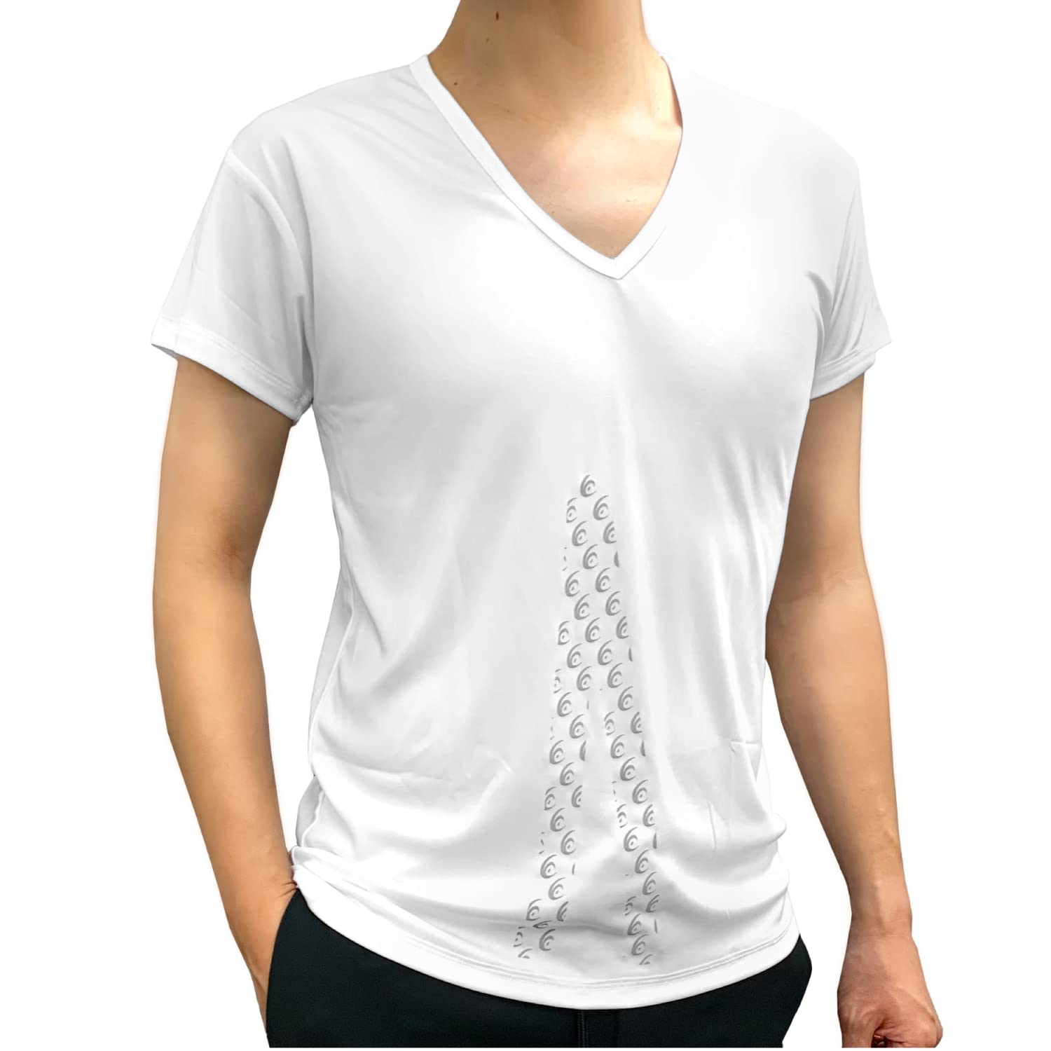 

Восстанавливающая рубашка для пожилых людей Восстанавливающая рубашка Запатентованная футболка с коротким рукавом для восстановления сил [Подарок уважения] Мужская рубашка, одежда, (Размер M, Белый) белый