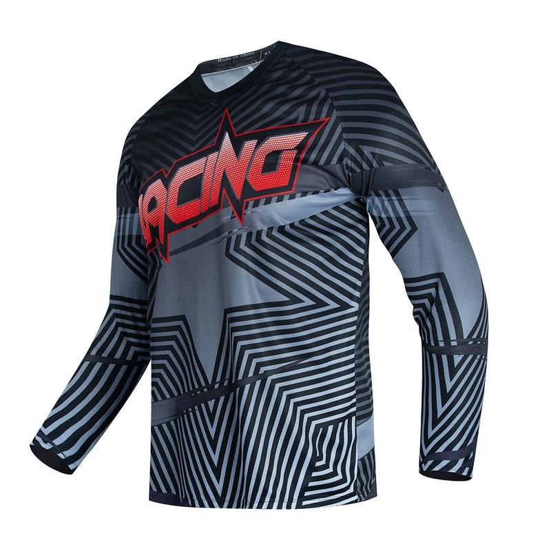 Quick-Dry Mountain Bike Racing Jersey Long Sleeve Men Women Off-Road Cycling Apparel