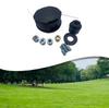 Bump Feed Kit Trimmer Head Bump Feed Compatible Easy Installation Plastic And Metal Parts DIY Replacement For SRM-230 Black