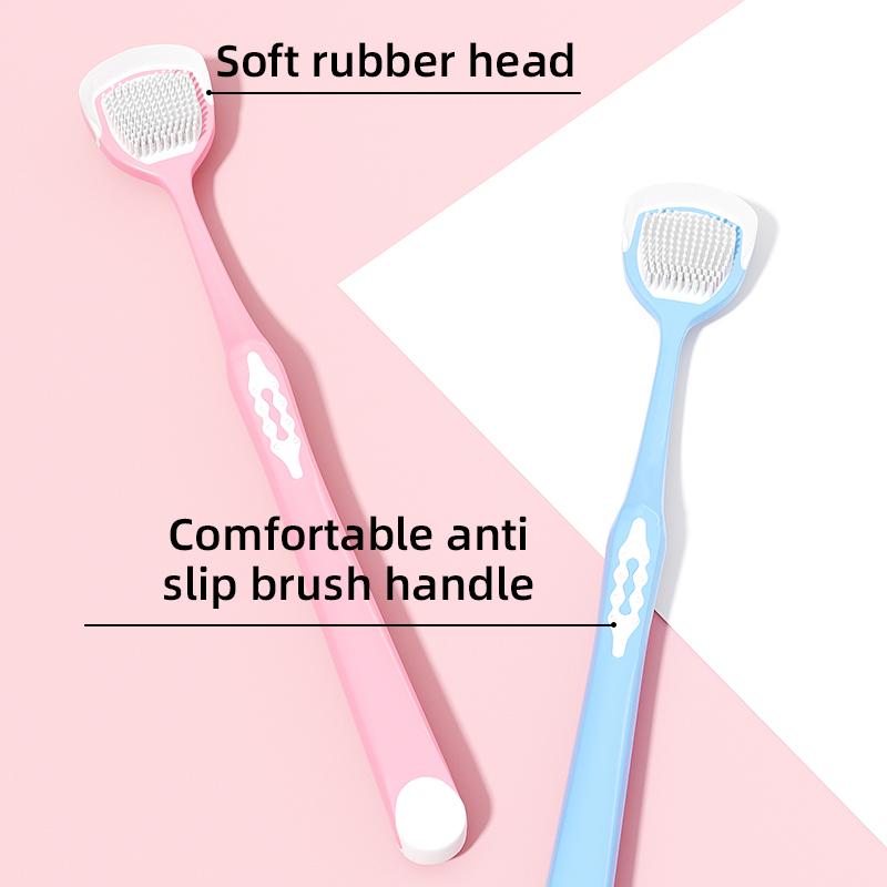 Y-Kelin Tongue Coating Cleaner, Tongue  Brush,  Scraper, Oral Cleaning    Tool