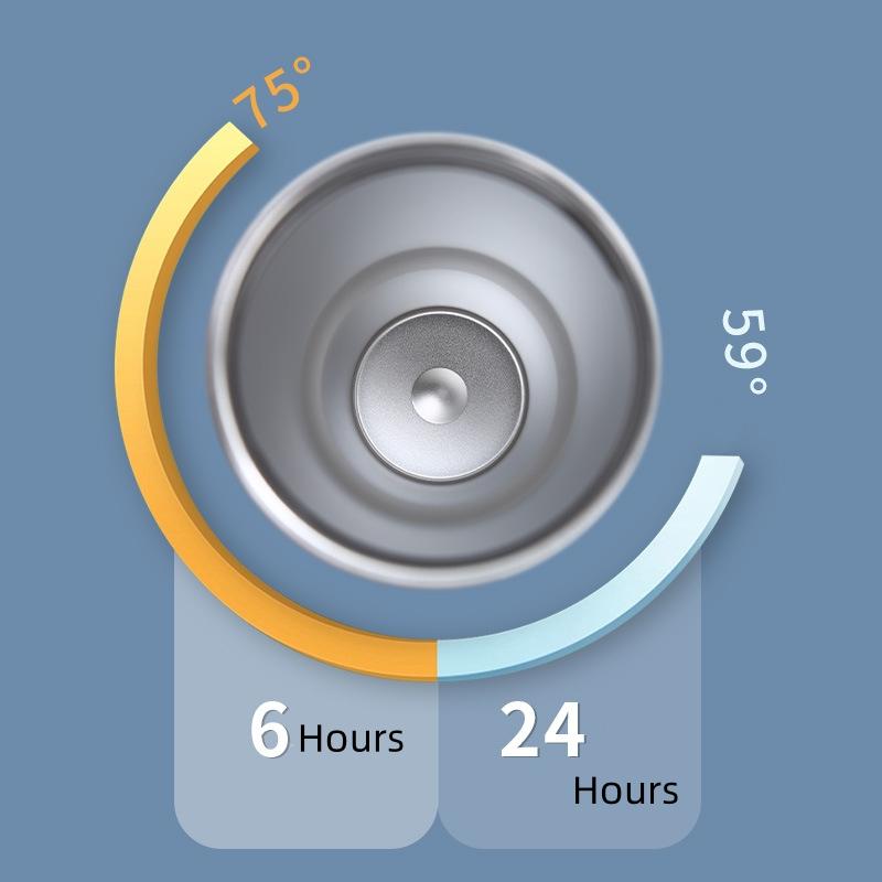 40oz 304 Stainless Steel Insulated Water Bottle Thermal Coffee Car Cup Cold Hot Mugs Vacuum Flask With Handle Straw For Sport