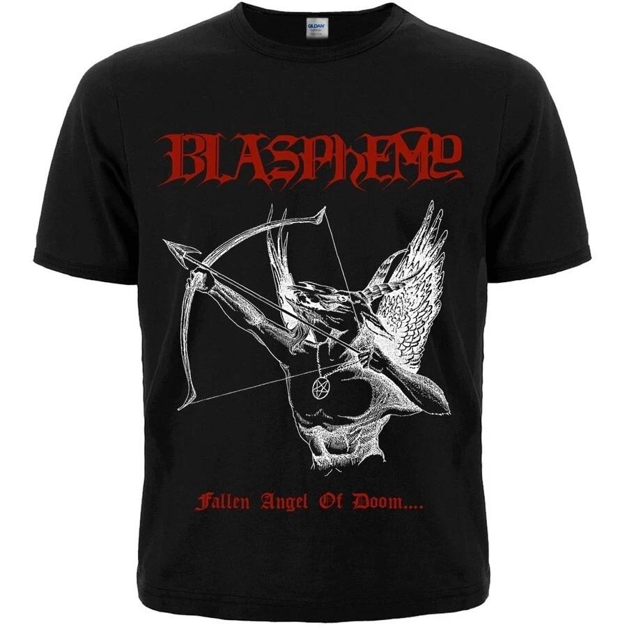 Blasphemy Fallen Angel of Doom.... Black T-Shirt bathory S